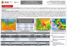 #AtenciónVeracruz Probable Frente Frío 25 generará lluvias significativas entre lunes 29 y martes 30 de diciembre