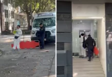 Hombre muere al caer por escaleras durante sismo de 6.5 en la Ciudad de México