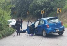 Alcalde de Alto Lucero sufre accidente vial; ayuntamiento reporta saldo sin lesionados graves