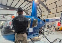 Asegura siete areonaves durante cateo a helipuerto en Medellín de Bravo