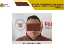 Fiscalía General del Estado informa cumplimiento de orden de aprehensión en Coatepec