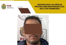 Sentencian a 50 años de prisión a responsable de feminicidio en Tehuipango