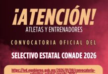 Abre IVD convocatoria para el Selectivo Estatal CONADE 2026