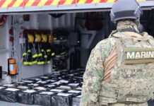 Marina de México y Guardia Costera de Estados Unidos aseguran varias toneladas de cocaína