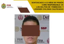En Coatzacoalcos, sentenciado a 53 años de prisión por feminicidio y lesiones dolosas calificadas