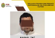 En Orizaba, presunto responsable de homicidio culposo es vinculado a proceso