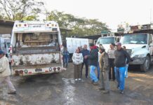 Autoridades municipales recorrieron instalaciones de Limpia Pública; es un área fundamental