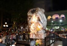 Arranque histórico del Carnaval de Veracruz 2026: miles se reúnen para quemar al Mal Humor, el “Bache”