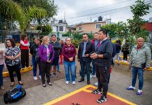 Alcaldesa verificó las acciones de rehabilitación de la Unidad Deportiva El Coyol