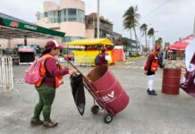 Recolecta Ayuntamiento de Veracruz 18 toneladas de desechos al término del Primer Gran Desfile del Carnaval