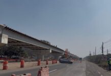 Anuncia SICT cierre temporal a la circulación en la carretera México-Veracruz por obras de distribuidor vial