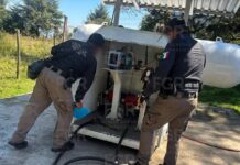 En cateo, FGR asegura más de dos mil litros de hidrocarburo en Jilotepec