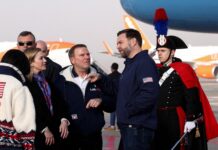 JD Vance llega a Milán para encabezar delegación de EE. UU. en los Juegos Olímpicos de Invierno 2026