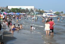 Alta afluencia en playas, centro histórico y ocupación hotelera al 100% en la ciudad de Veracruz