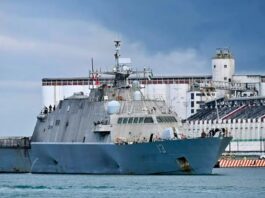 Arriba al puerto de Veracruz un buque de la Armada de EU