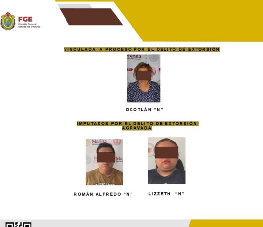 Resultados operativos de la UECS derivan en una vinculación a proceso y una imputación