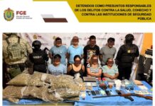 Cateo en Tihuatlán: Fiscalía de Veracruz desarticula presunta célula delictiva y asegura narcóticos