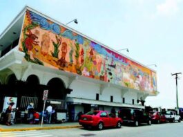 Familiares del autor del mural «Alegoría histórica de Tuxpan» piden al Ayuntamiento que explique decisión de eliminar obra artística