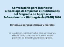 Conagua convoca a empresas e instituciones a integrarse al catálogo para ejecutar acciones del PAIH 2026