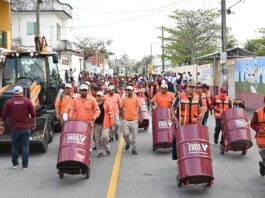 Recolectan 150 toneladas de desechos en la colonia Adolfo López Mateos