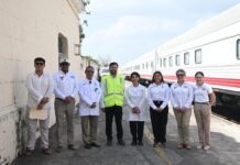 Llega Dr. Vagón a la ciudad de Veracruz; ofrece 500 fichas de atención médica al día
