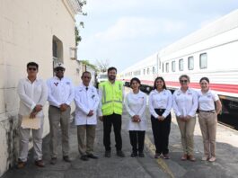 Llega Dr. Vagón a la ciudad de Veracruz; ofrece 500 fichas de atención médica al día