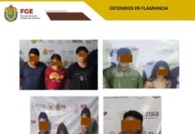 Fiscalía General del Estado detiene a 44 personas durante cateos realizados en diversos municipios