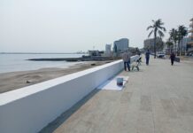 Embellece Ayuntamiento de Veracruz el bulevar Ávila Camacho