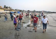 Refuerza Ayuntamiento de Veracruz acciones coordinadas para limpieza de playas