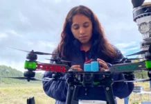 Estudiante veracruzana crea dron que limpia residuos en cuerpos de agua
