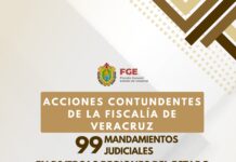 Golpe firme contra el delito: logra Fiscalía de Veracruz 99 detenciones en 20 municipios