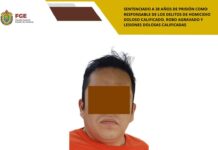 Investigación sólida de la Fiscalía de Veracruz logra condena de 38 años en Jalacingo