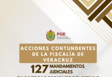 Golpe firme contra el delito: logra Fiscalía de Veracruz 127 detenciones en 21 municipios