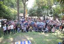 Daniela Griego, al frente del Tequio dominical; también realizó recorrido en la colonia Mártires de Chicago