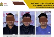 Caen tres presuntos secuestradores en operativo en Boca del Río
