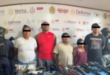 Detienen a cinco personas en Coxquihui; son familiares de Reveriano Pérez Vega