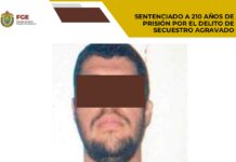 Sentencia histórica, 210 años contra secuestrador en Poza Rica