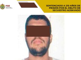 Sentencia histórica, 210 años contra secuestrador en Poza Rica