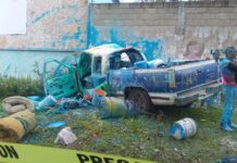 Accidente en Banderilla deja cinco heridos; camioneta se impacta contra escuela primaria