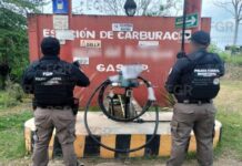 En cateo, FGR asegura tres mil litros de gas L.P. probablemente de origen ilícito, en Acayucan