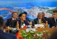 Propone Sheinbaum en cumbre global frenar gasto militar y defender soberanía de los pueblos