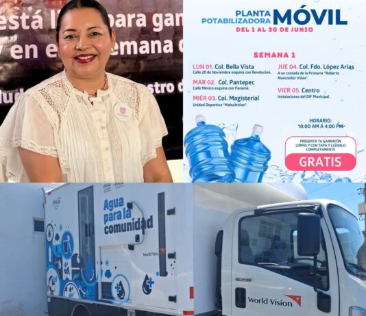 Agua potable gratuita llevará el DIF de Álamo a colonias y comunidades