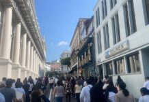 Desalojan edificios públicos en Xalapa tras sismo con epicentro en Oaxaca