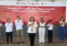 Con entrega a 266 planteles, SEV garantiza equipamiento escolar al 100% en Álamo