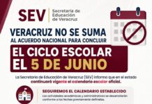 SEV rechaza adelantar fin del ciclo escolar en Veracruz