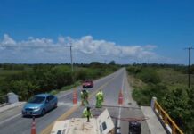 Realiza SICT Veracruz conservación periódica en ocho puentes de la red federal libre de peaje