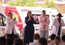 Gobernadora entrega 30 ambulancias a hospitales