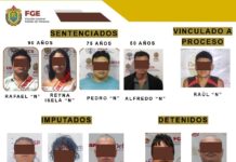 Reporta UECS condenas de hasta 90 años por secuestro agravado y diversas resoluciones judiciales en una semana