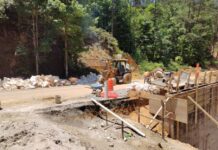 Avanza SICT en la reconstrucción del camino Paraje–Zontecomatlán–Huayacocotla afectado por lluvias