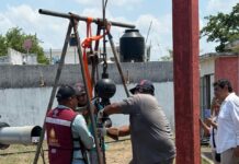 Llega nueva bomba de agua a Colinas de Santa Fe, donada por la gobernadora Rocío Nahle García